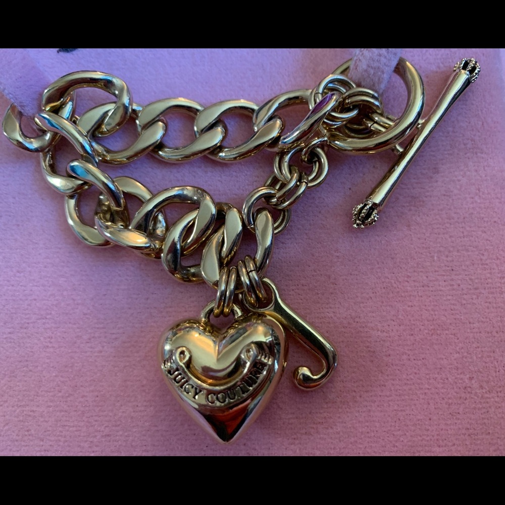 Juicy Couture toggle bracelet.